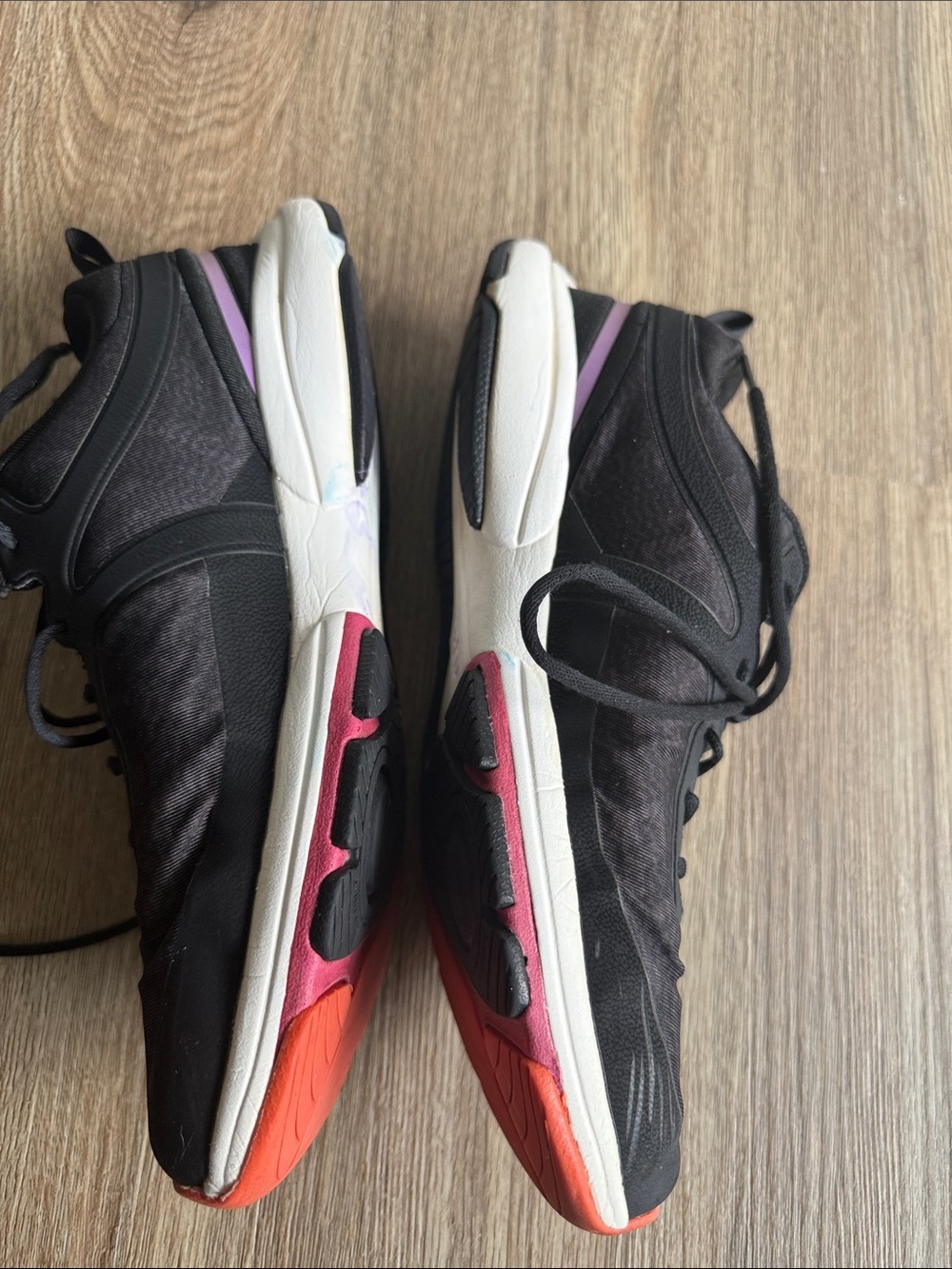 Ryka Women's Black and Purple Low-Top Athletic Sneakers - Picture 5 of 10